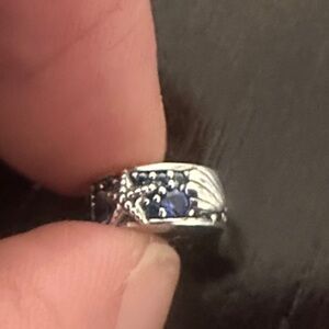 Pandora Silver and Blue Bracelet